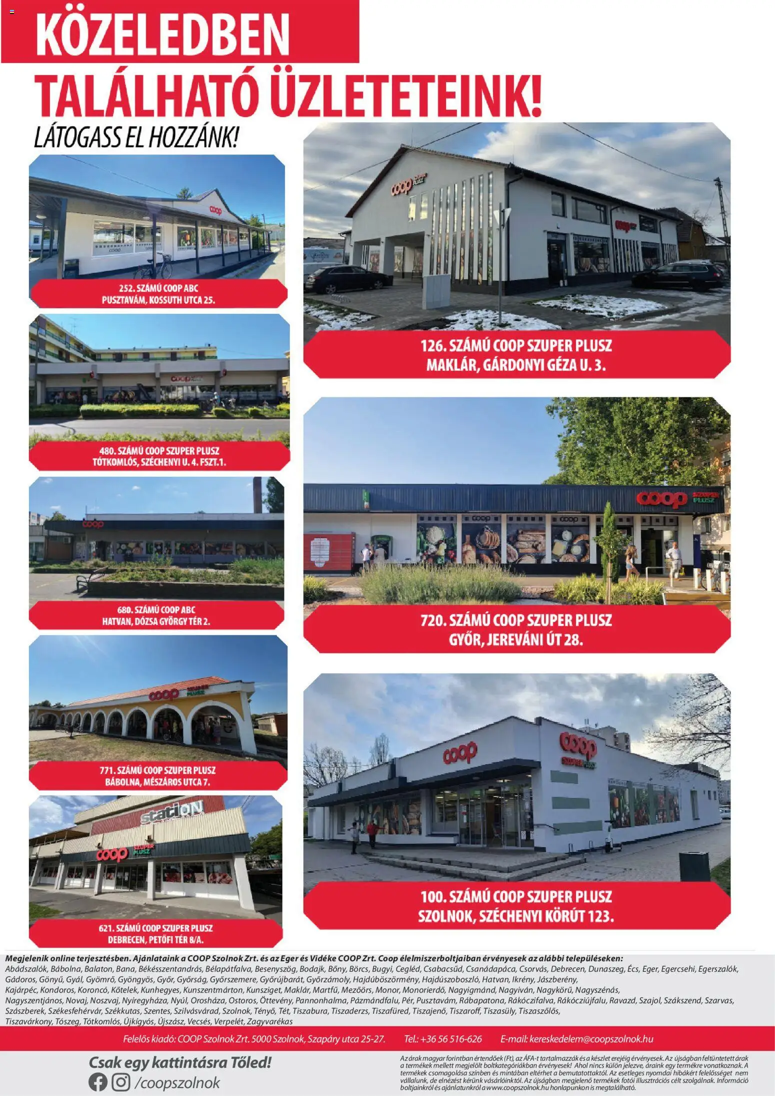 COOP Szolnok akciós ujság - amely érvényes a következő dátumtól: 2026.07.30. | Oldal: 7