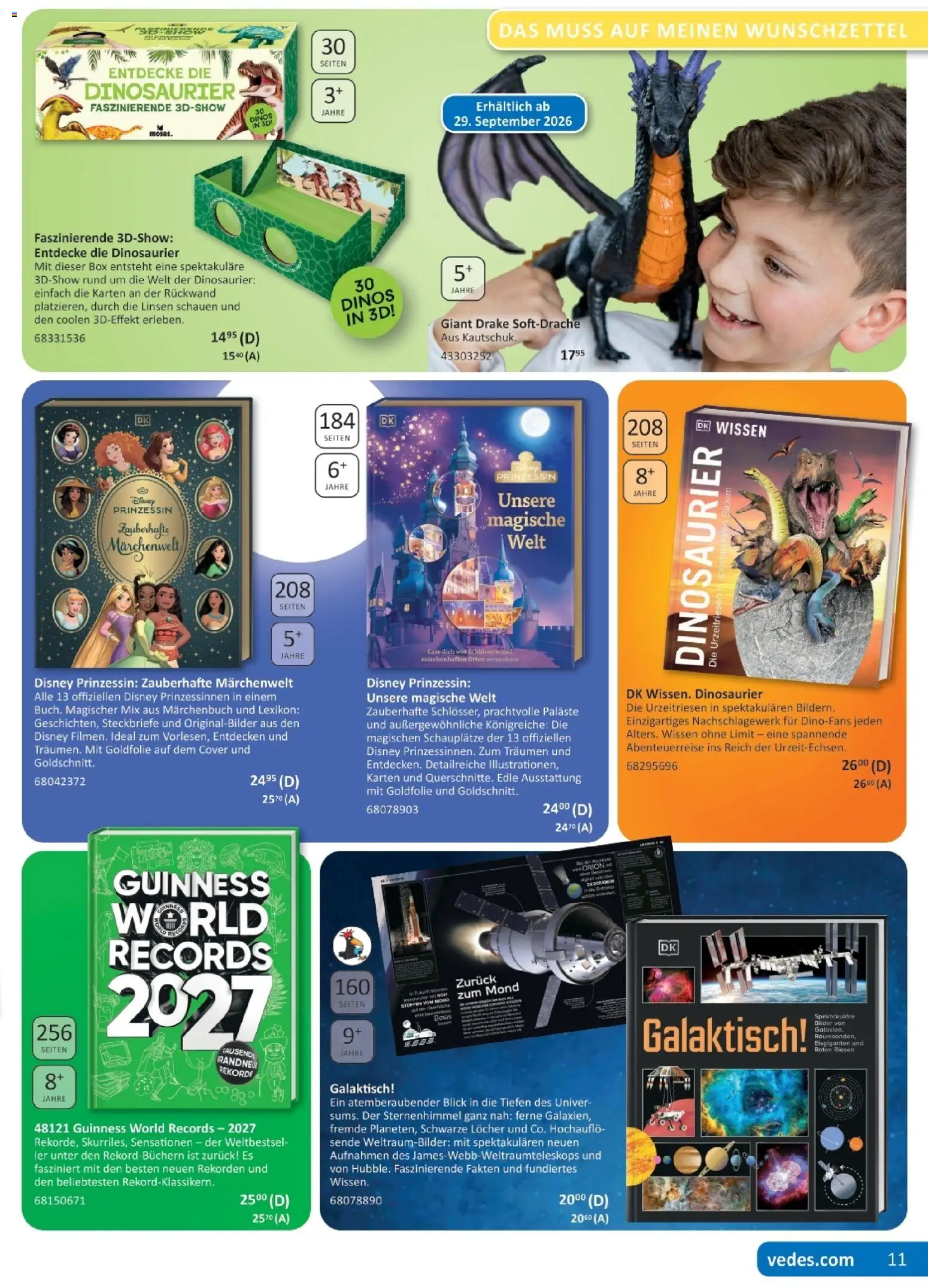 Vedes Spiele-, Buch- und Kreativprospekt – gültig ab 24.08.2026 | Seite: 11 | Produkte: Box, Bilder