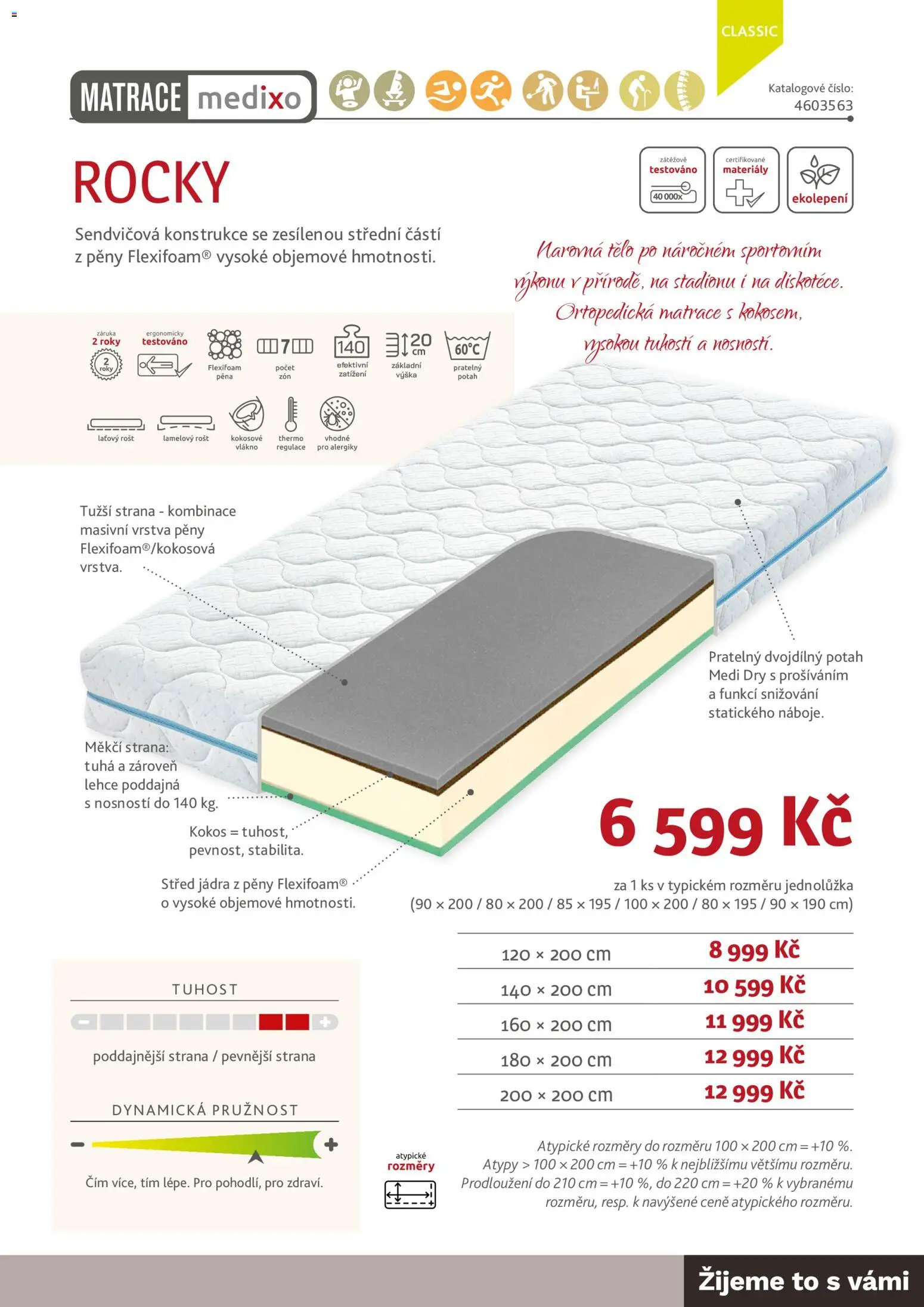 ASKO nábytek leták - Nabídka matrací od 01.01.2026 | Strana: 31 | Produkty: Matrace, Rošt, Kokos, Pěna
