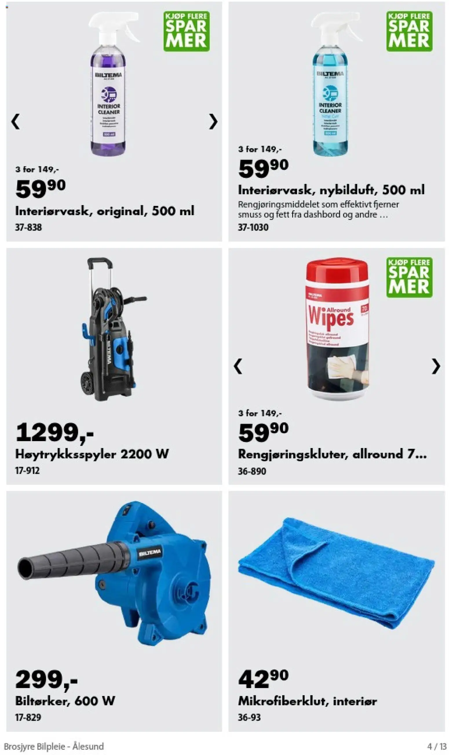 {H1} | Side: 4 | Produkter: Wipes, Champagne, Interiør