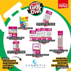 Pogląd oferty "Topaz gazetka - Kupuj, Grilluj I Wygrywaj" - ważna od 20.04.2026 | Strona: 73 | Produkty: Grill, Słomki, Gąbka, Sztućce