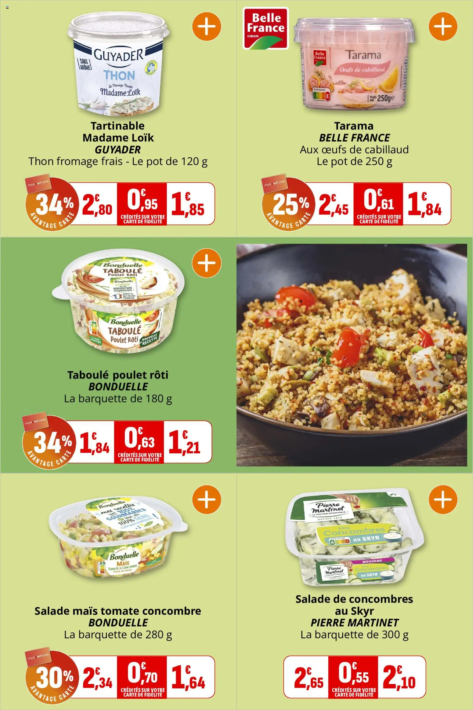 {H1} | Page: 6 | Produits: Salade, Poids, Mais, Œufs