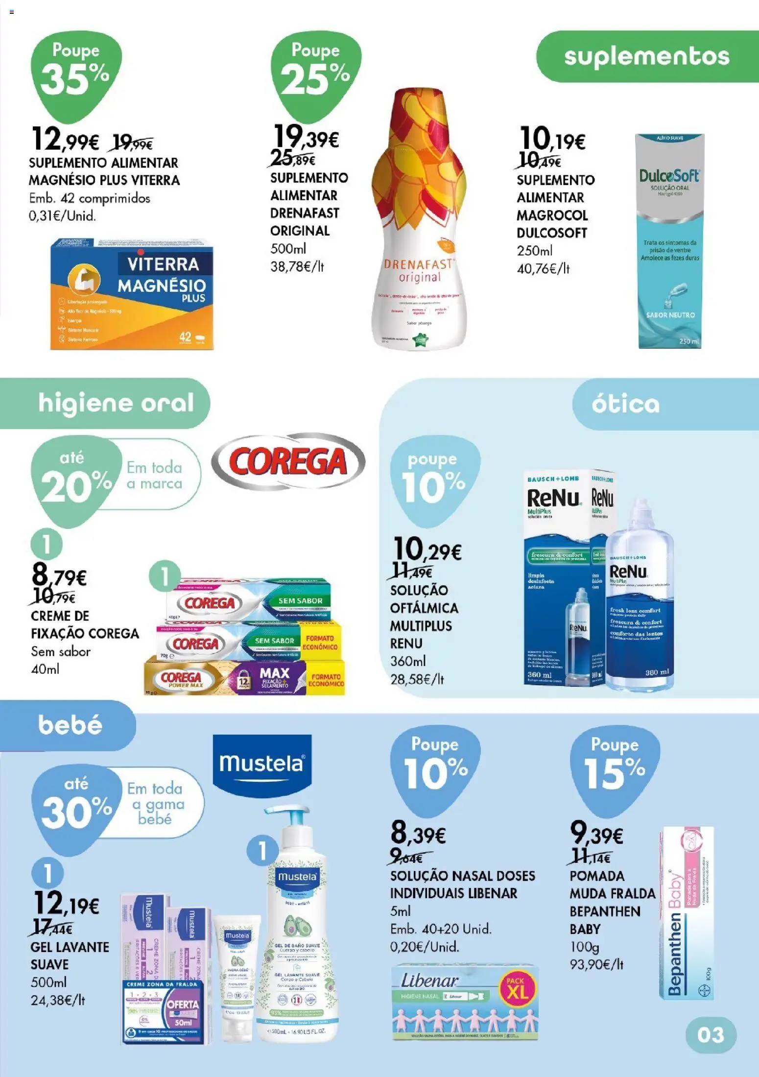 Pingo Doce Bem Estar Verão Açores │ válido de 04.06.2026 | Página: 3 | Produtos: Pomada, Creme