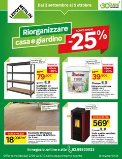 Anteprima del volantino Leroy Merlin catalogo valido a partire dal 02/09/2026