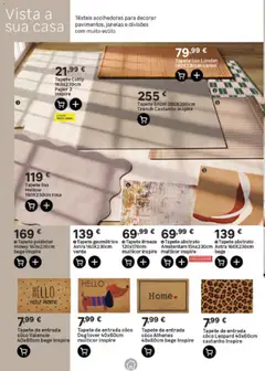 Pré-visualização Leroy Merlin - Catálogo de Decoração Portugal Continental válido de 17/09/2026 | Página: 20 | Produtos: Tapete, Coco, Tapete de entrada