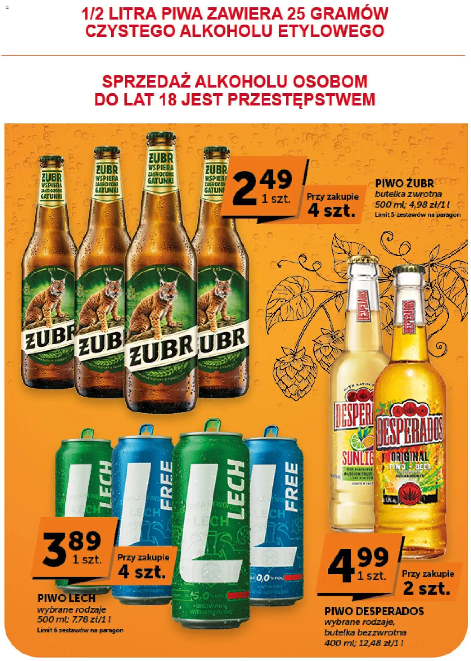 ABC gazetka - Market od 03.09.2026 | Strona: 20 | Produkty: Lech, Piwo Desperados, Piwo, Desperados