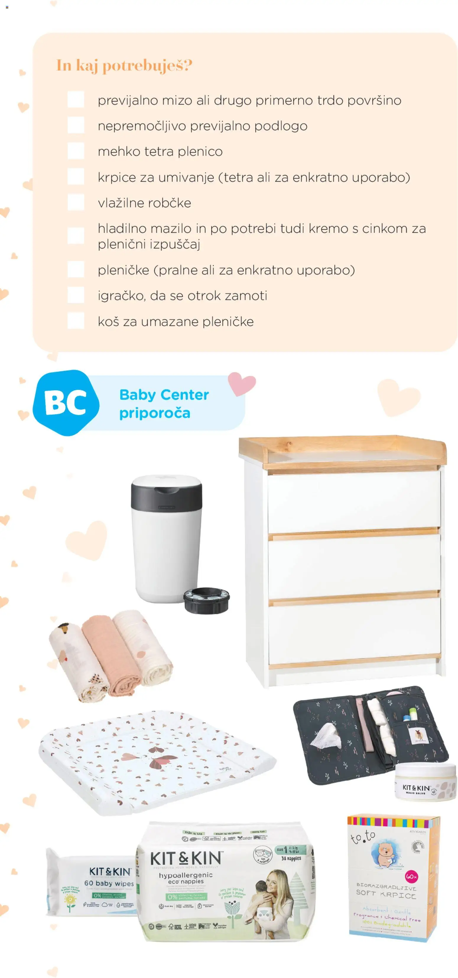 Novi Baby center katalog ponudbe – veljaven od 08.07.2026 | Stran: 20 | Izdelki: Kos