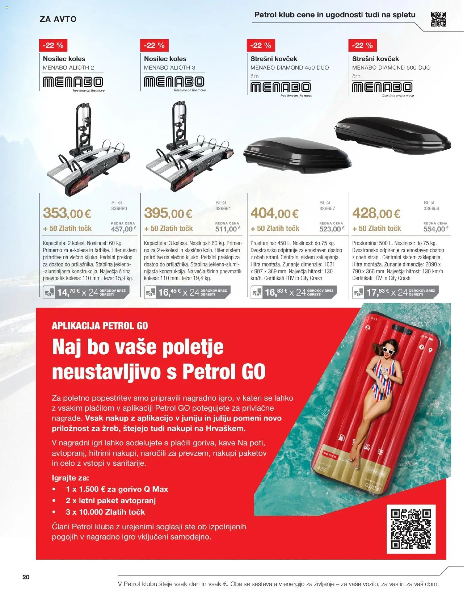 Novi Petrol katalog ponudbe – veljaven od 01.06.2026 | Stran: 20