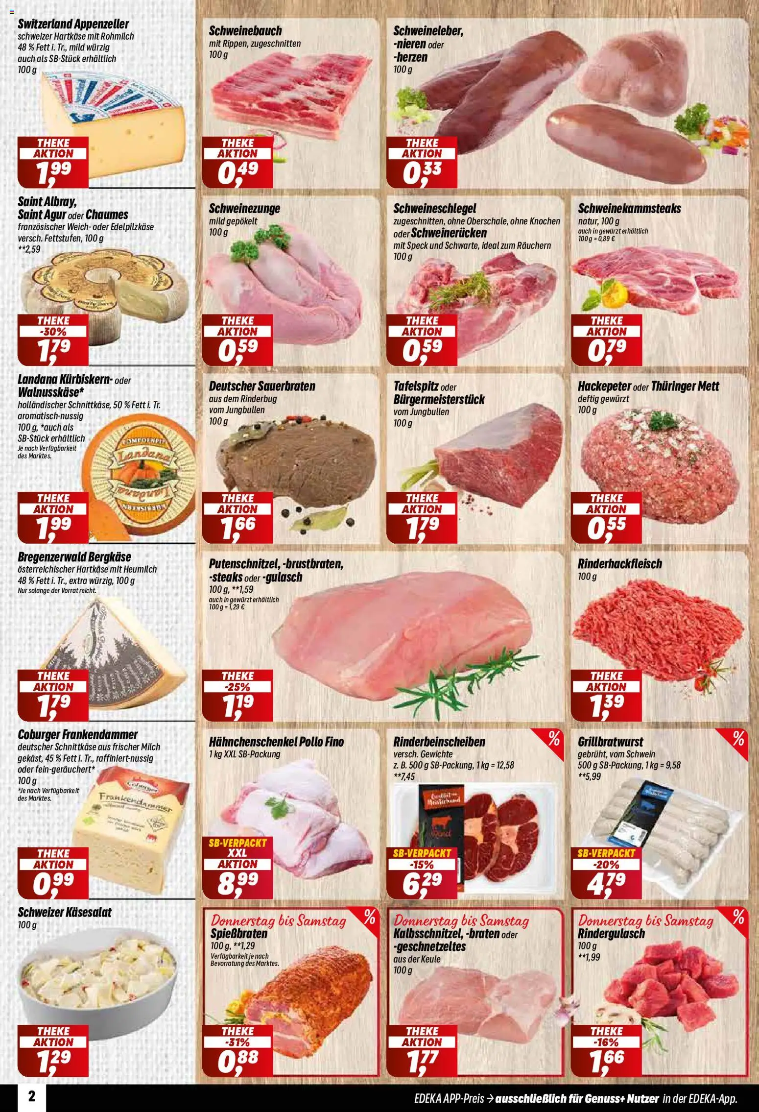 Simmel Prospekt – gültig ab 12.10.2026 | Seite: 2 | Produkte: Hahnchenschenkel, Milch, Schweinebauch, Schweinerucken