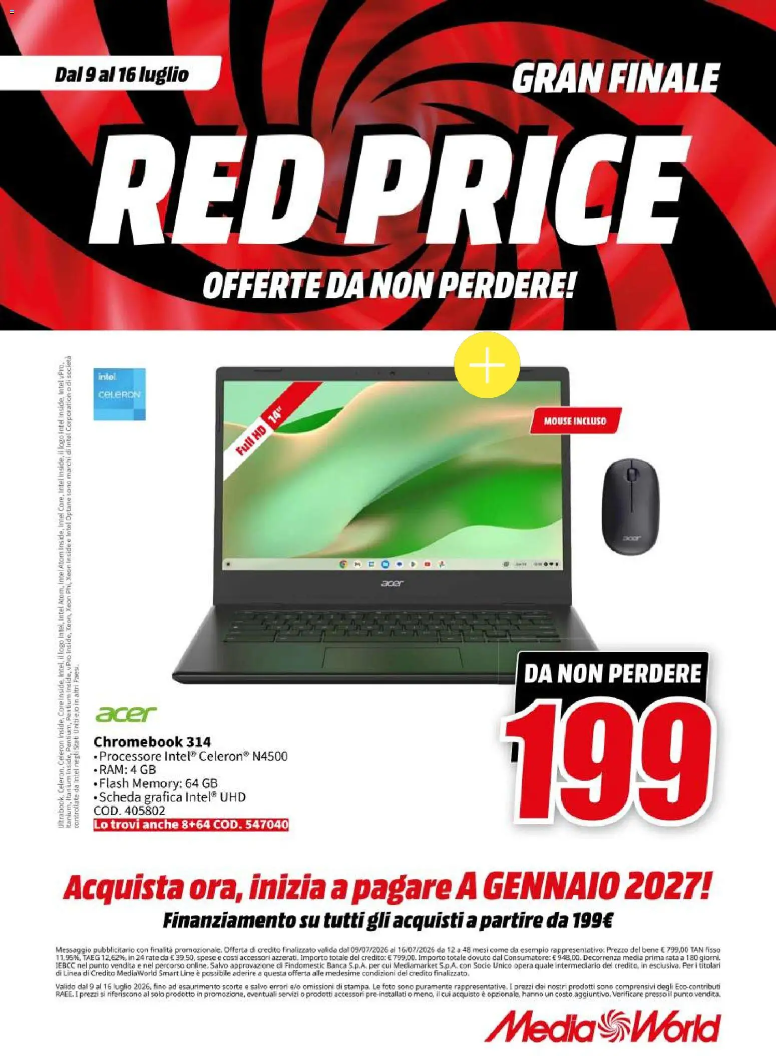 Volantino Media World del 09/07/2026 | Pagina: 43 | Prodotti: Mouse
