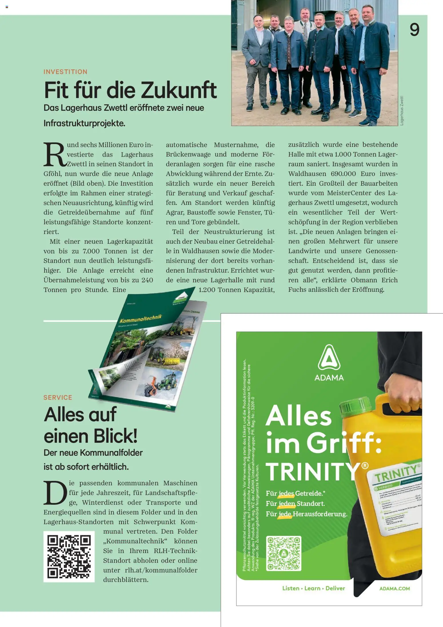 Lagerhaus Unser Land September 2026 gültig ab 01.09.2026 | Seite: 9 | Produkte: Getreide