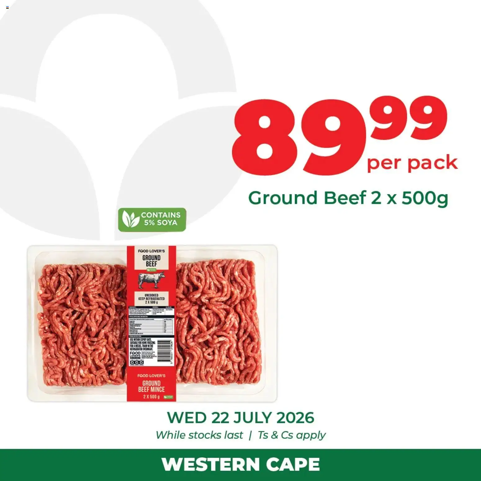 New Food Lover's Market catalogue – valid from 22/07/2026 | Page: 4 | Products: Refrigerator, Beef