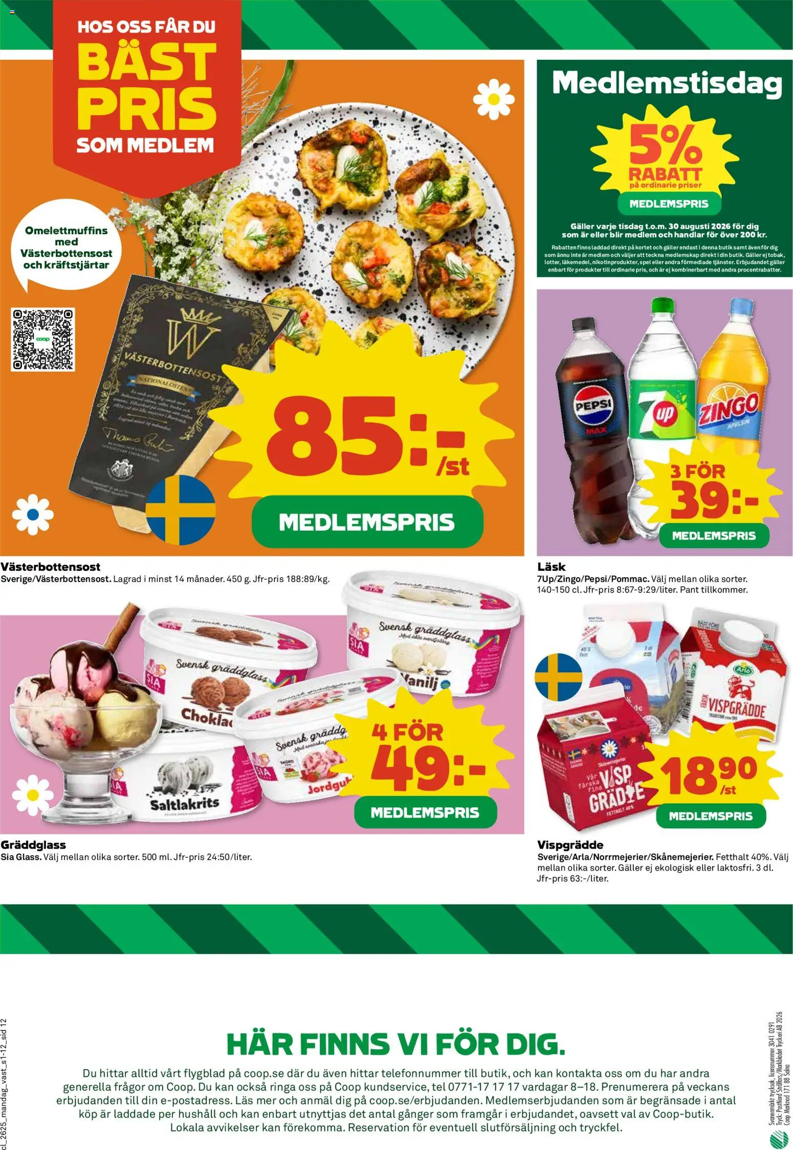 Coop reklamblad aktuell från 15.06.2026 | Sida: 12 | Produkter: Zingo, Galler, Choklad, Spel