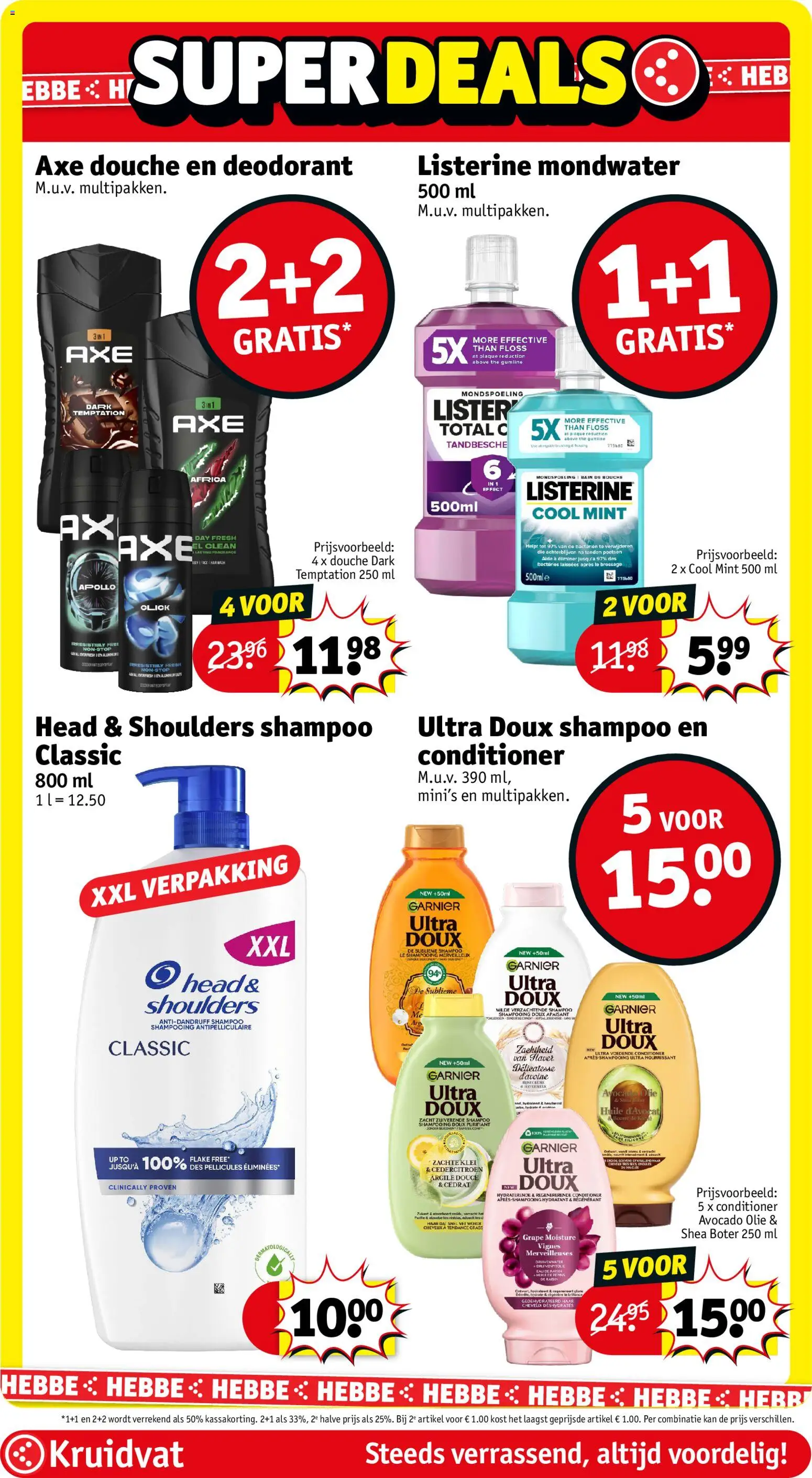 {H1} | Pagina: 16 | Producten: Libacomb, Mondspoeling, Deodorant, Kan