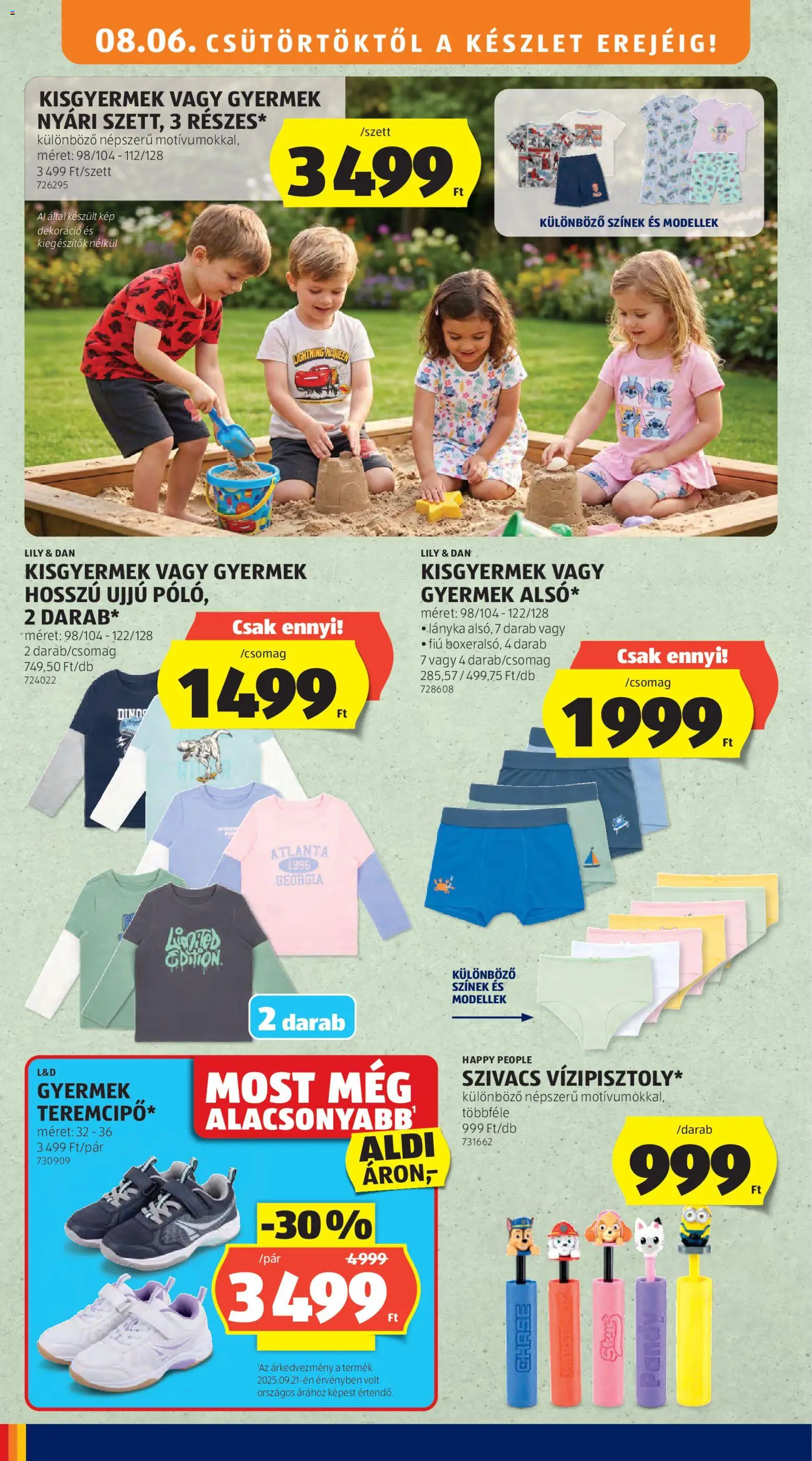 Aldi akciós ujság - amely érvényes a következő dátumtól: 2026.08.06. | Oldal: 32 | Termékek: Dekoráció