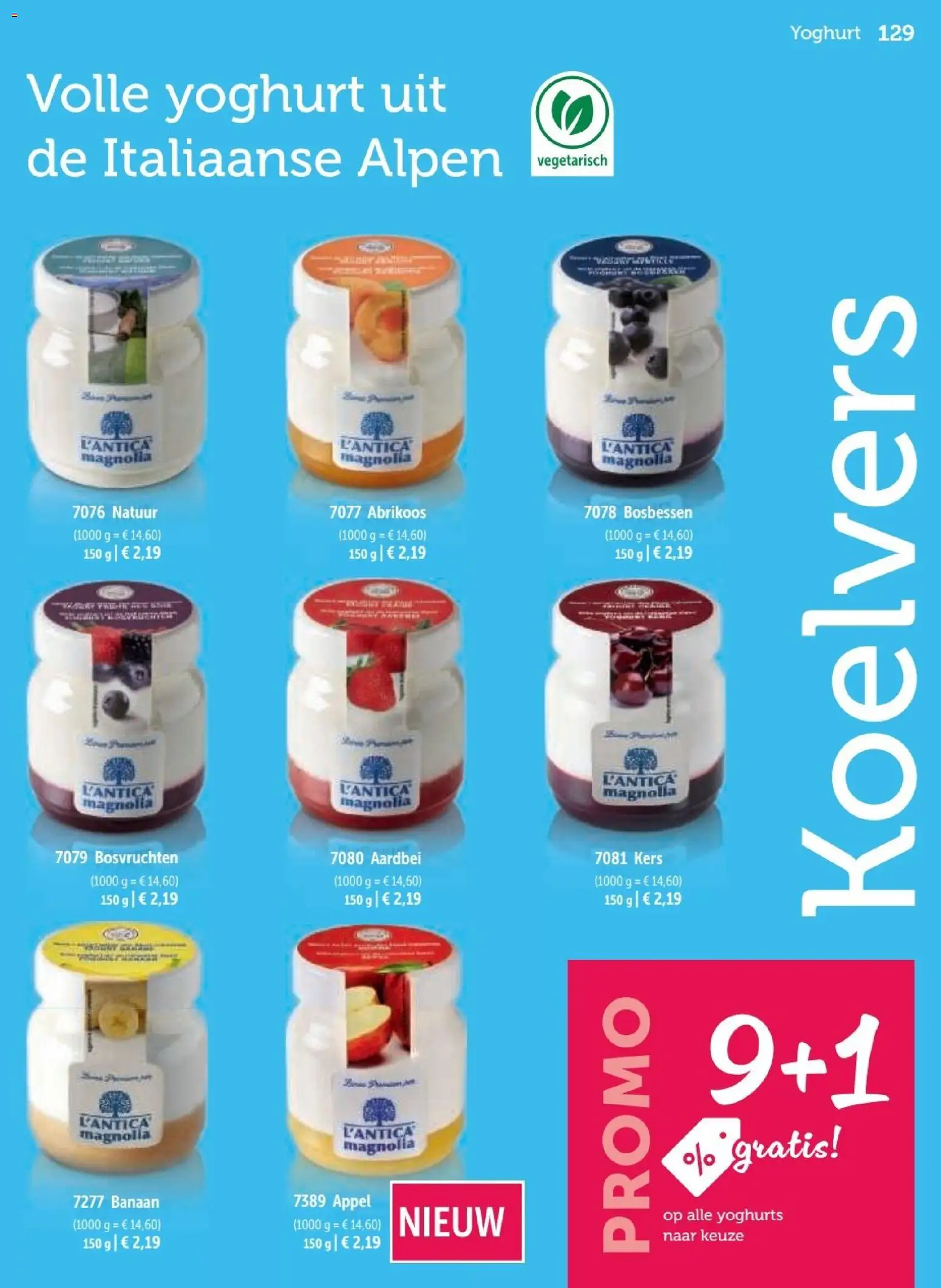 {H1} | Pagina: 129 | Producten: Bosvruchten, Banaan, Aardbei, Yoghurt