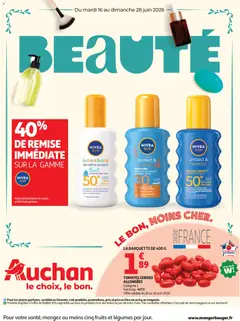 Auchan Beauté, Halles hypers - Voorbeeld van een folder van Auchan, geldig van 16.06.2026