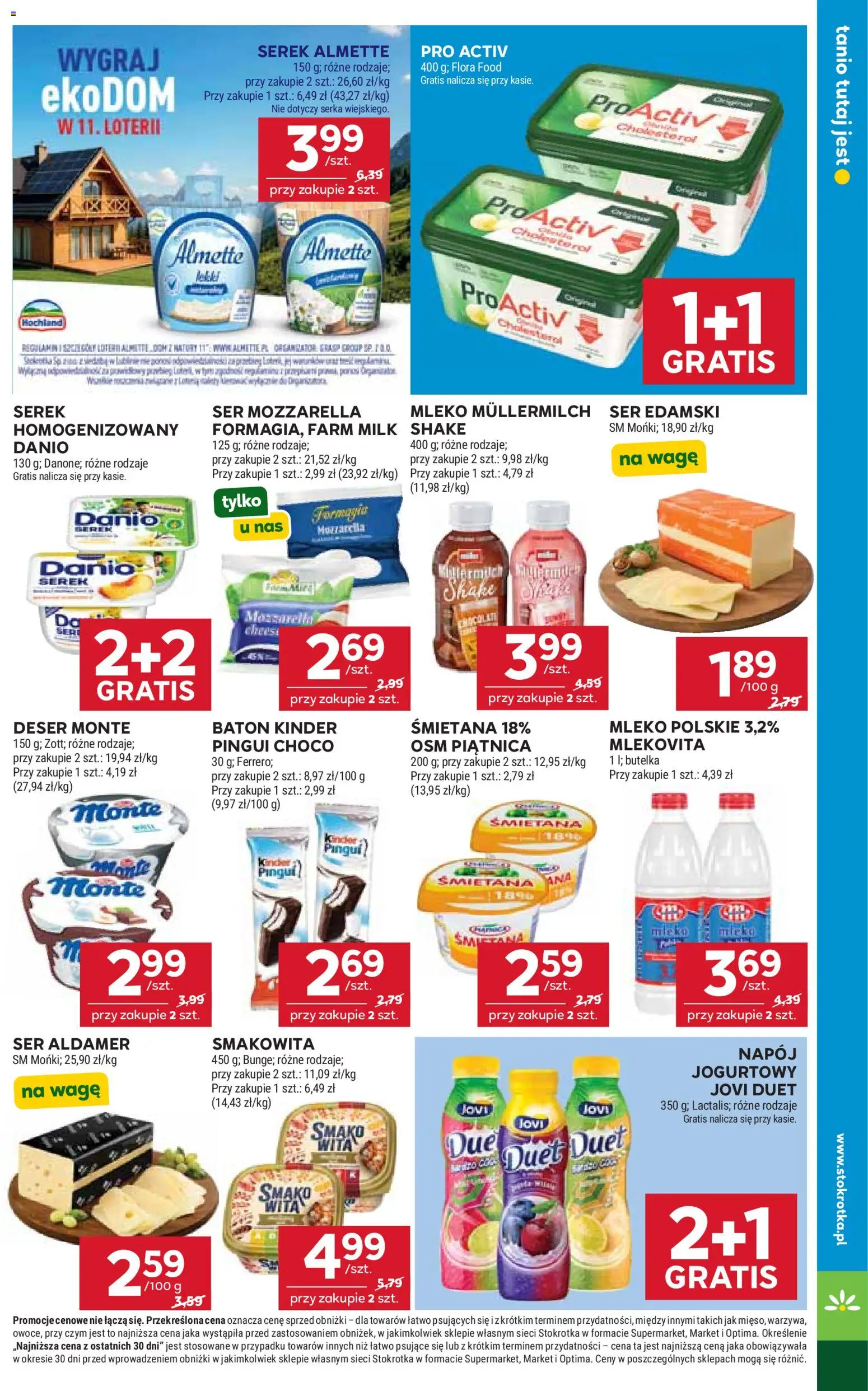 Stokrotka gazetka - Market od 01.10.2026 | Strona: 15 | Produkty: Serek, Almette, Ser, Ser edamski