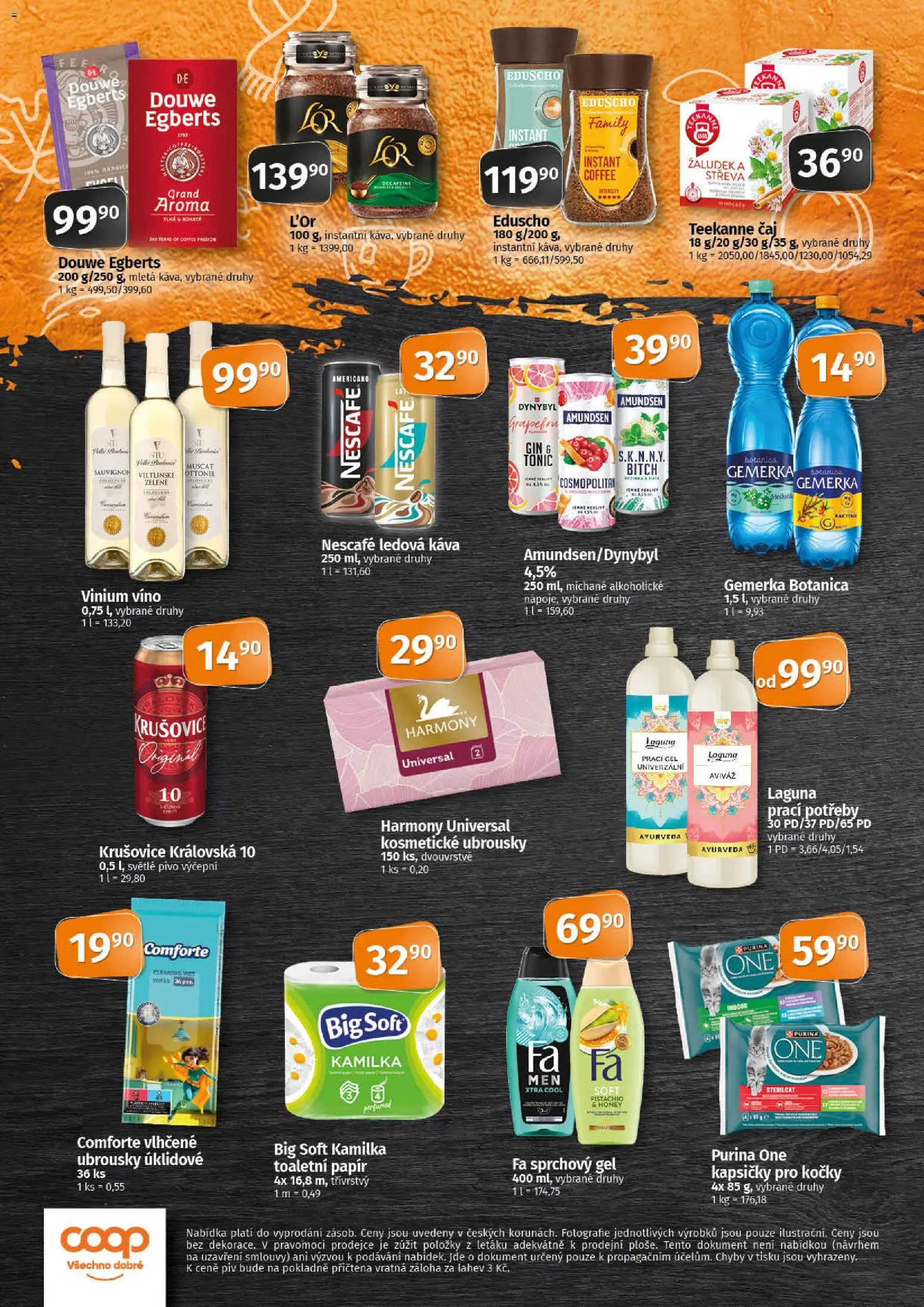 Coop leták - Tip Extra od 14.10.2026 | Strana: 4 | Produkty: Aviváž, Čaj, Gemerka, Kapsičky pro kočky