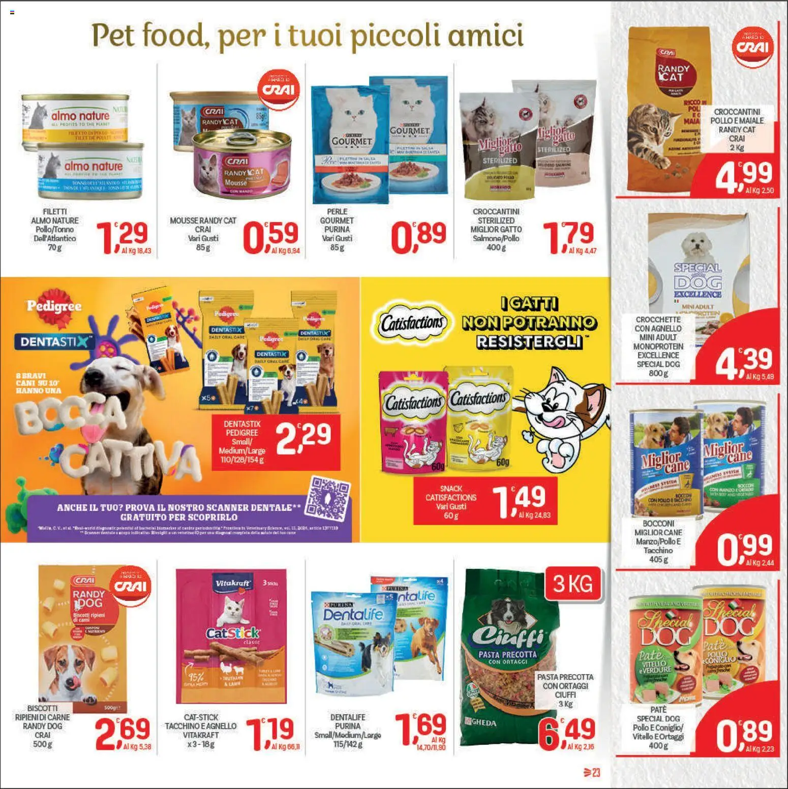 Volantino CRAI del 11.06.2026 | Pagina: 23 | Prodotti: Salsa, Pasta, Torta, Agnello