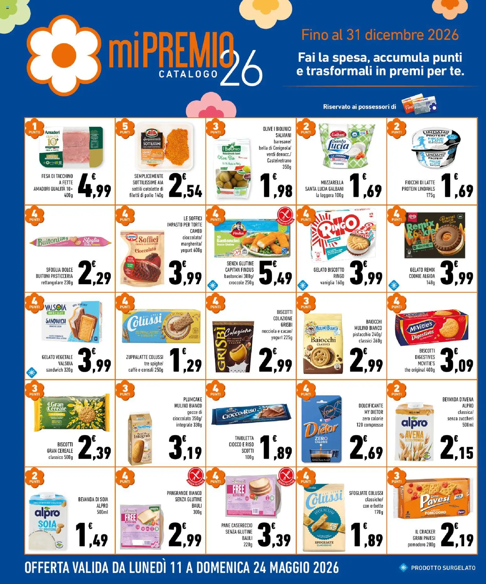 Volantino Conad del 13.05.2026 | Pagina: 6 | Prodotti: Caffè, Fiocchi di latte, Fiocchi, Tacchino