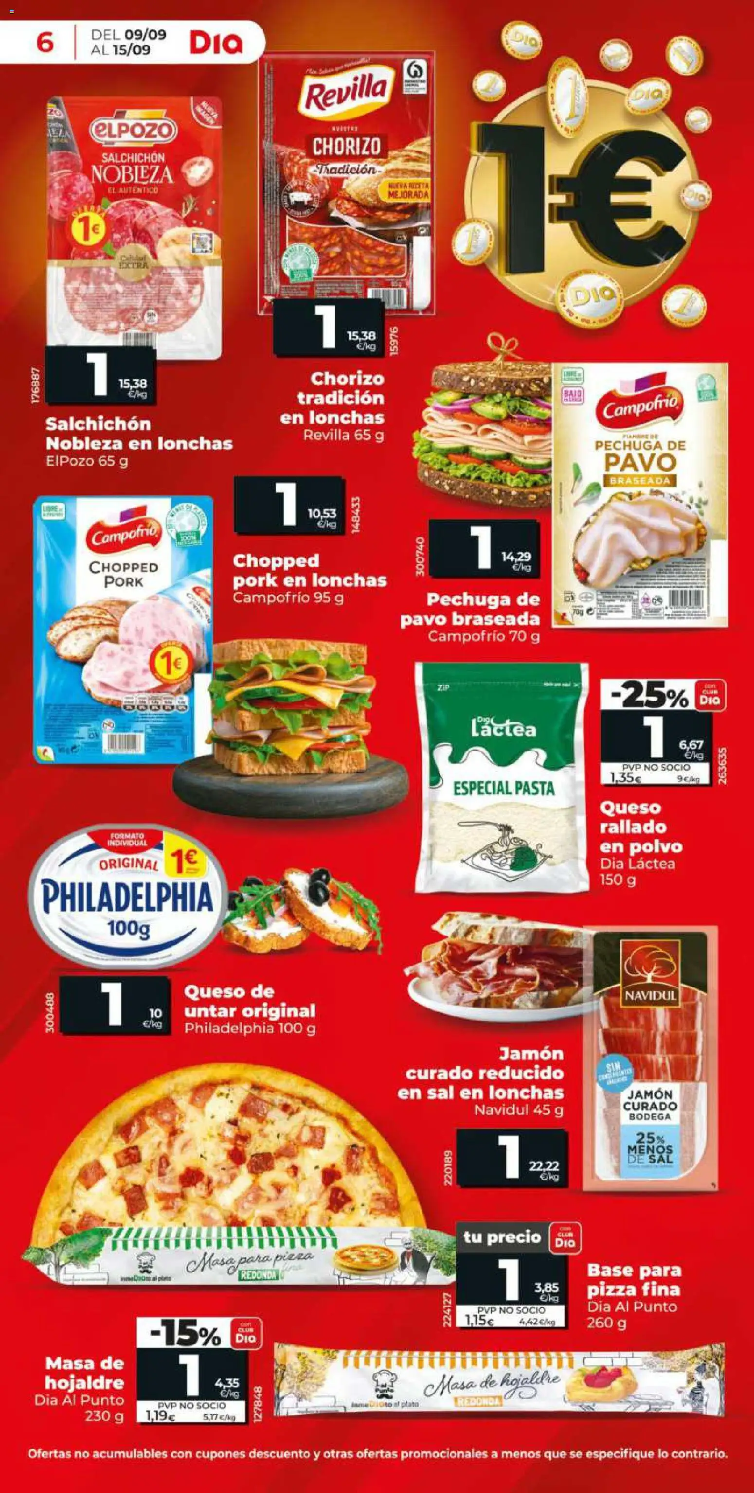 Dia - folleto │ válido desde el 09/09/2026 | Página: 6 | Productos: Pizza, Pasta, Sal, Pavo