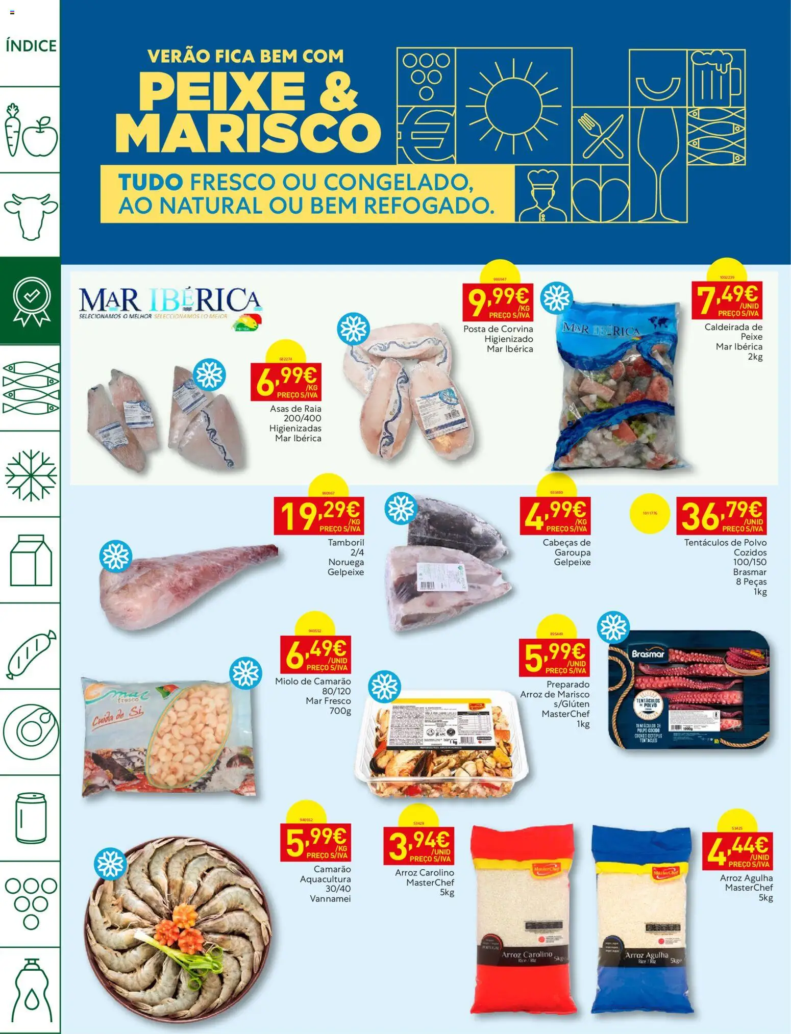 Recheio Horeca │ válido de 18/08/2026 | Página: 8 | Produtos: Polvo, Camarão, Tamboril, Arroz