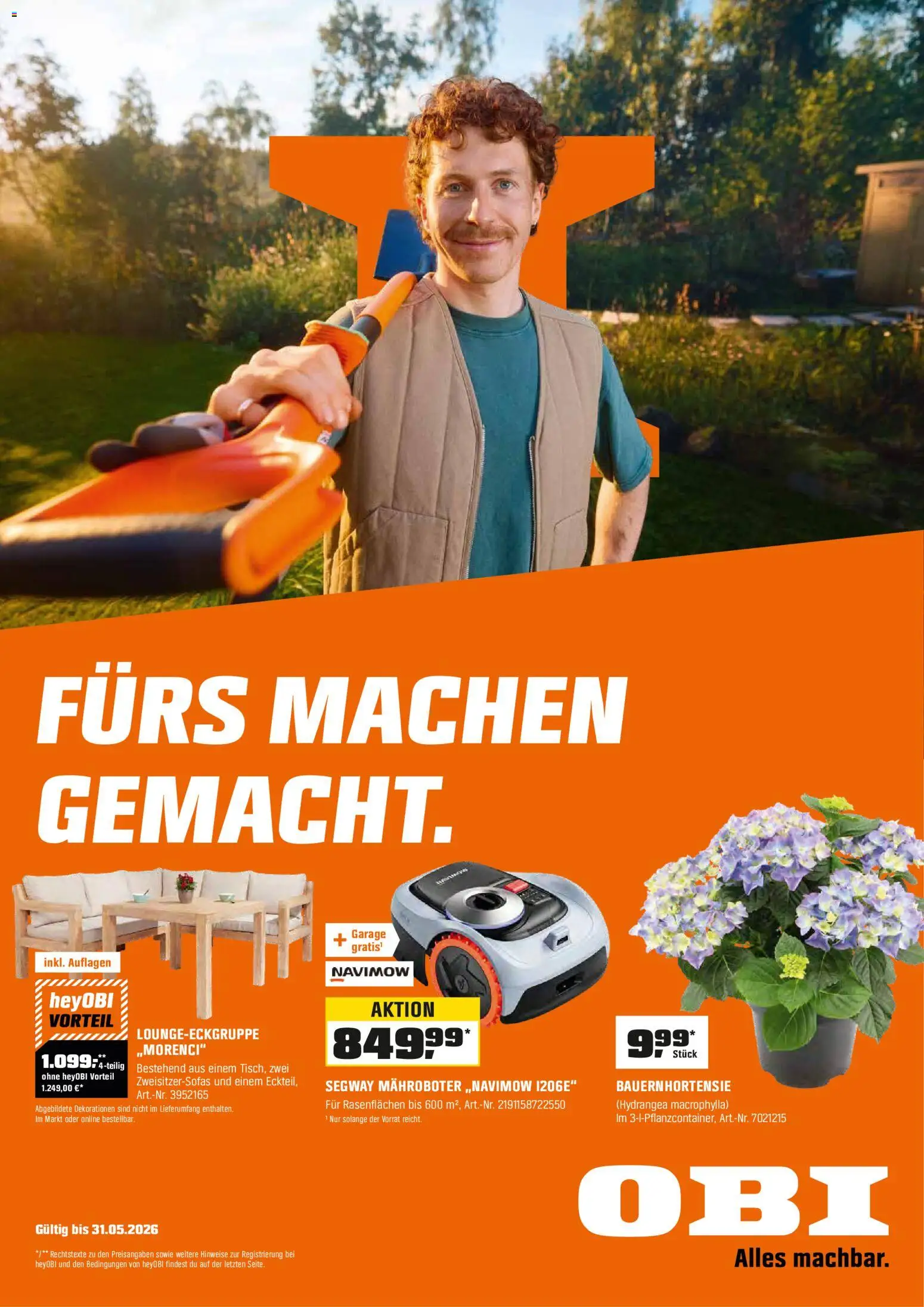 Obi Aktueller Prospekt – gültig ab 01.05.2026 | Seite: 1