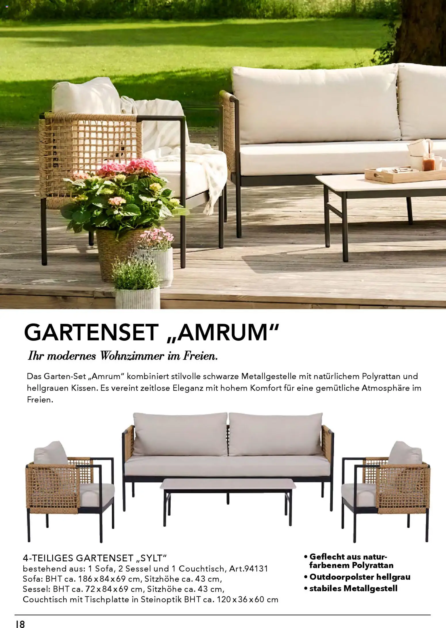 Rahaus Prospekt – gültig ab 27.04.2026 | Seite: 18 | Produkte: Sofa, Sessel, Couchtisch
