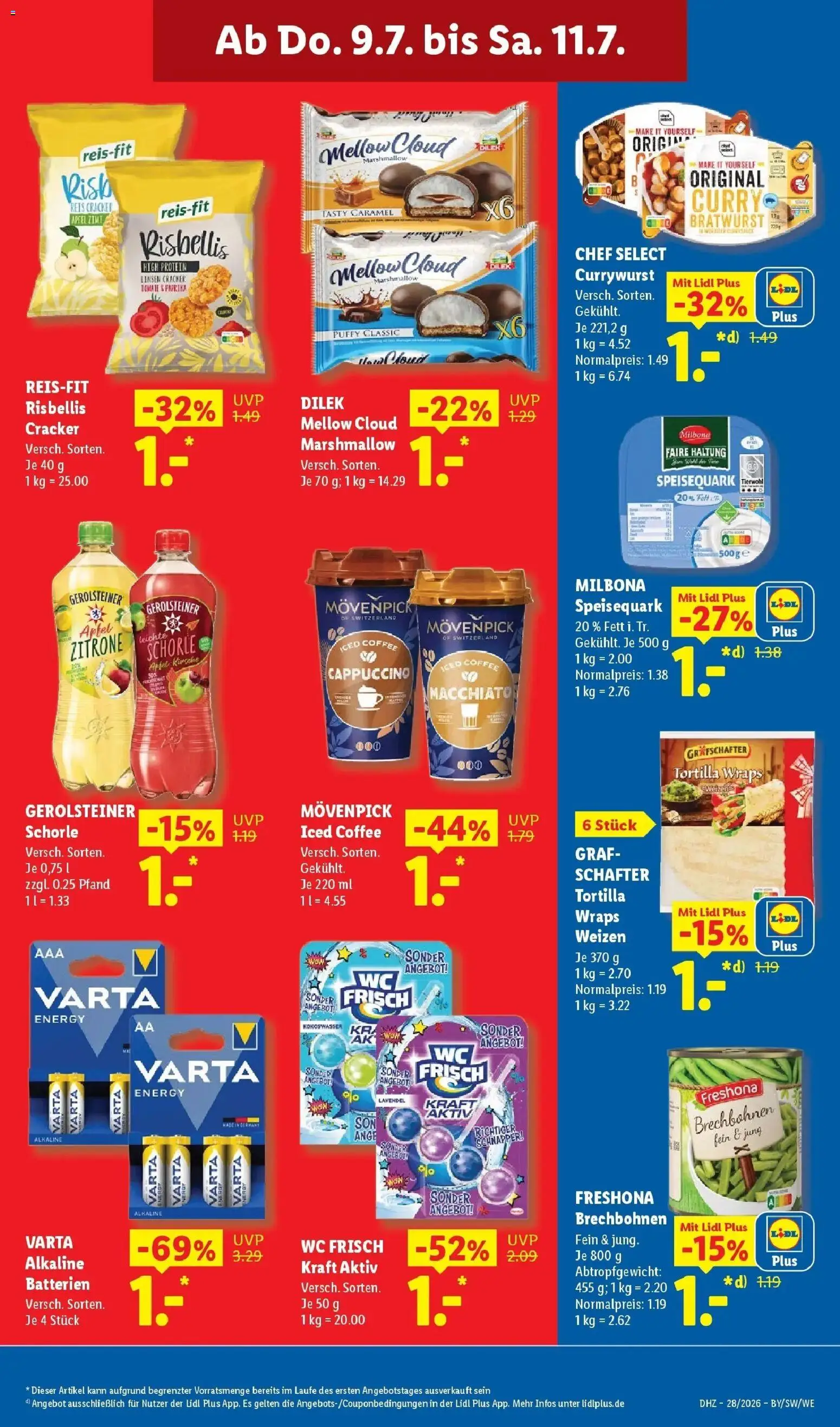 Lidl Prospekt Villingen-schwenningen – gültig ab 06.07.2026 | Seite: 47 | Produkte: Bratwurst, Äpfel, Zitrone, Speisequark