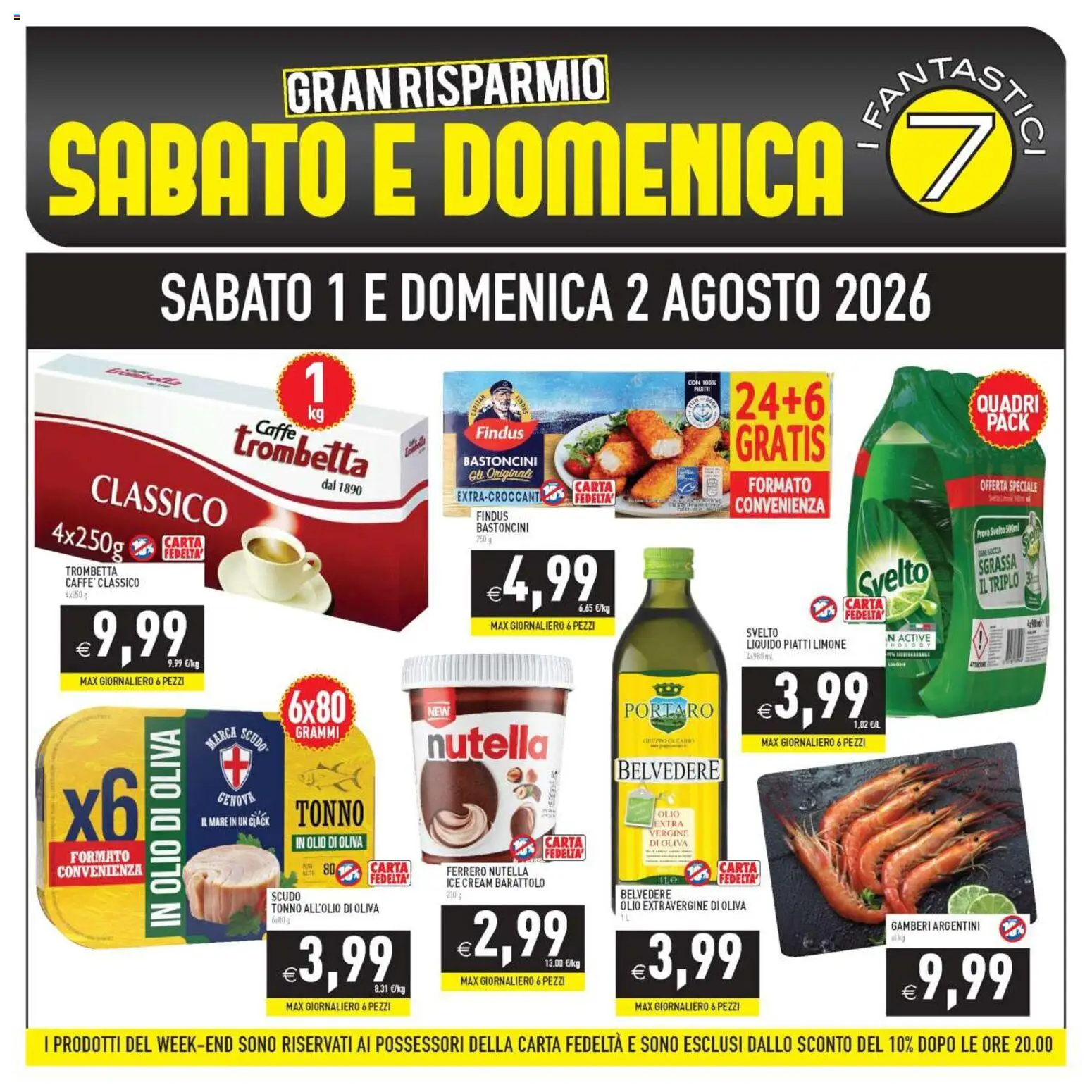 Volantino PIM Supermercati del 01/08/2026 | Pagina: 1