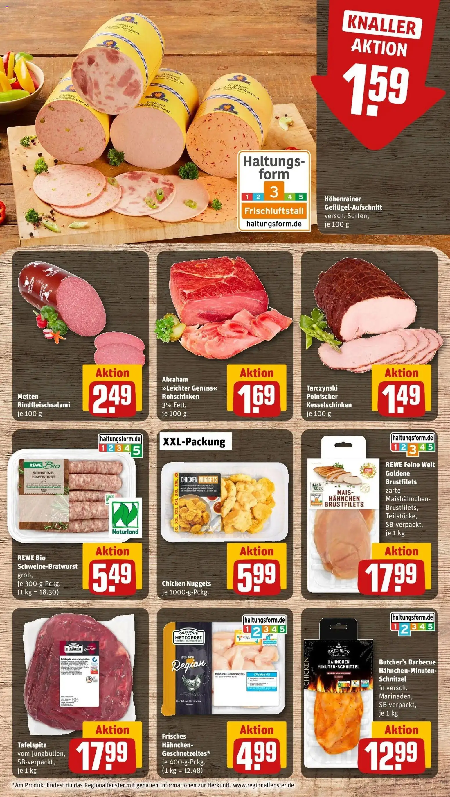 REWE Prospekt ab 10.08.2026 zum Blättern » Angebote | Seite: 6 | Produkte: Tafelspitz, Mais, Bratwurst, Schnitzel