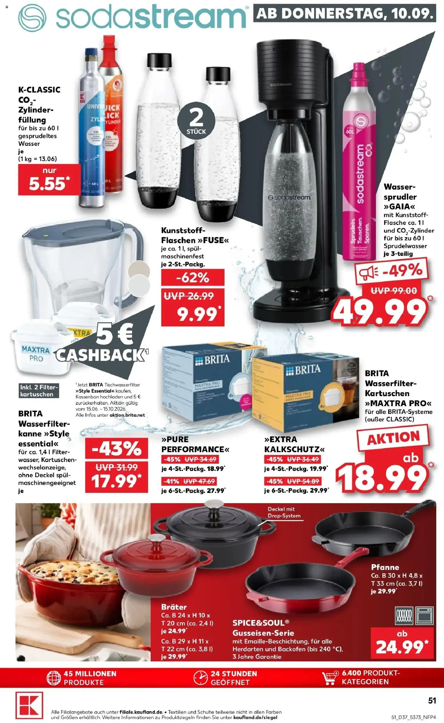 Prospekt Kaufland ab 07.09.2026 » Angebote Online zum Blättern | Seite: 60 | Produkte: Wasser, Backofen, Sodastream