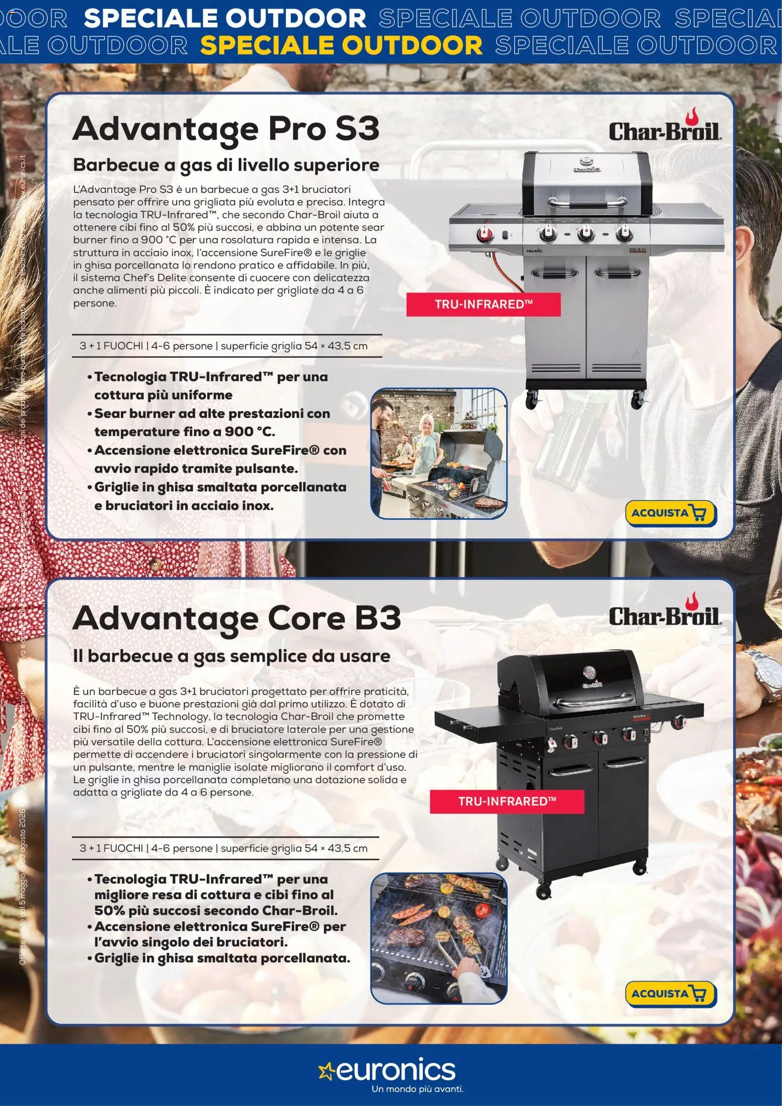 Volantino Euronics del 05/05/2026 | Pagina: 26 | Prodotti: Barbecue, Barbecue a gas, Griglia