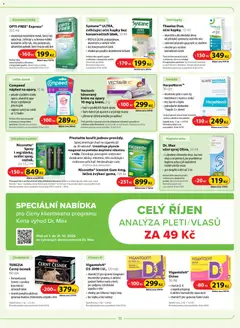 Náhled letáku Dr. Max leták od 01.10.2026 | Strana: 11 | Produkty: Nicorette Spray, Náplast, Vitamin D, Guma