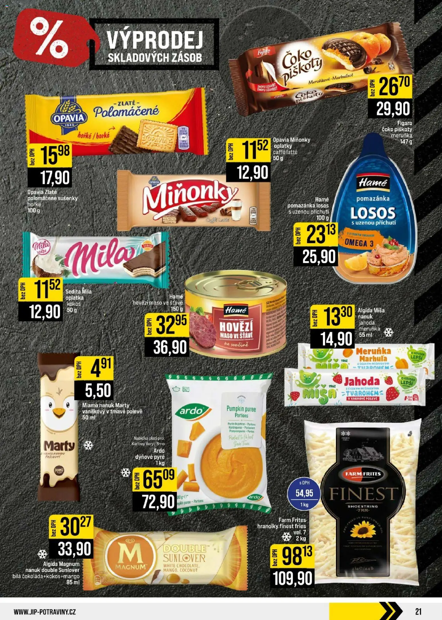 Jip leták - Cash & Carry od 30.09.2026 | Strana: 21 | Produkty: Hovězí, Finest, Piškoty, Kokos