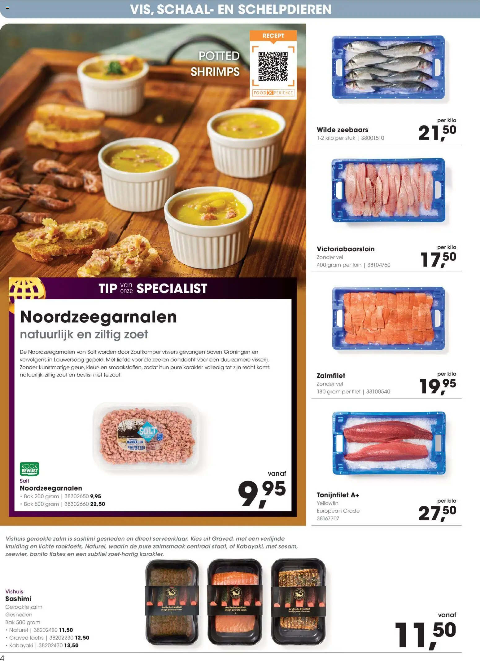 {H1} | Pagina: 4 | Producten: Zalm, Zalmfilet, Gerookte zalm, Garnalen