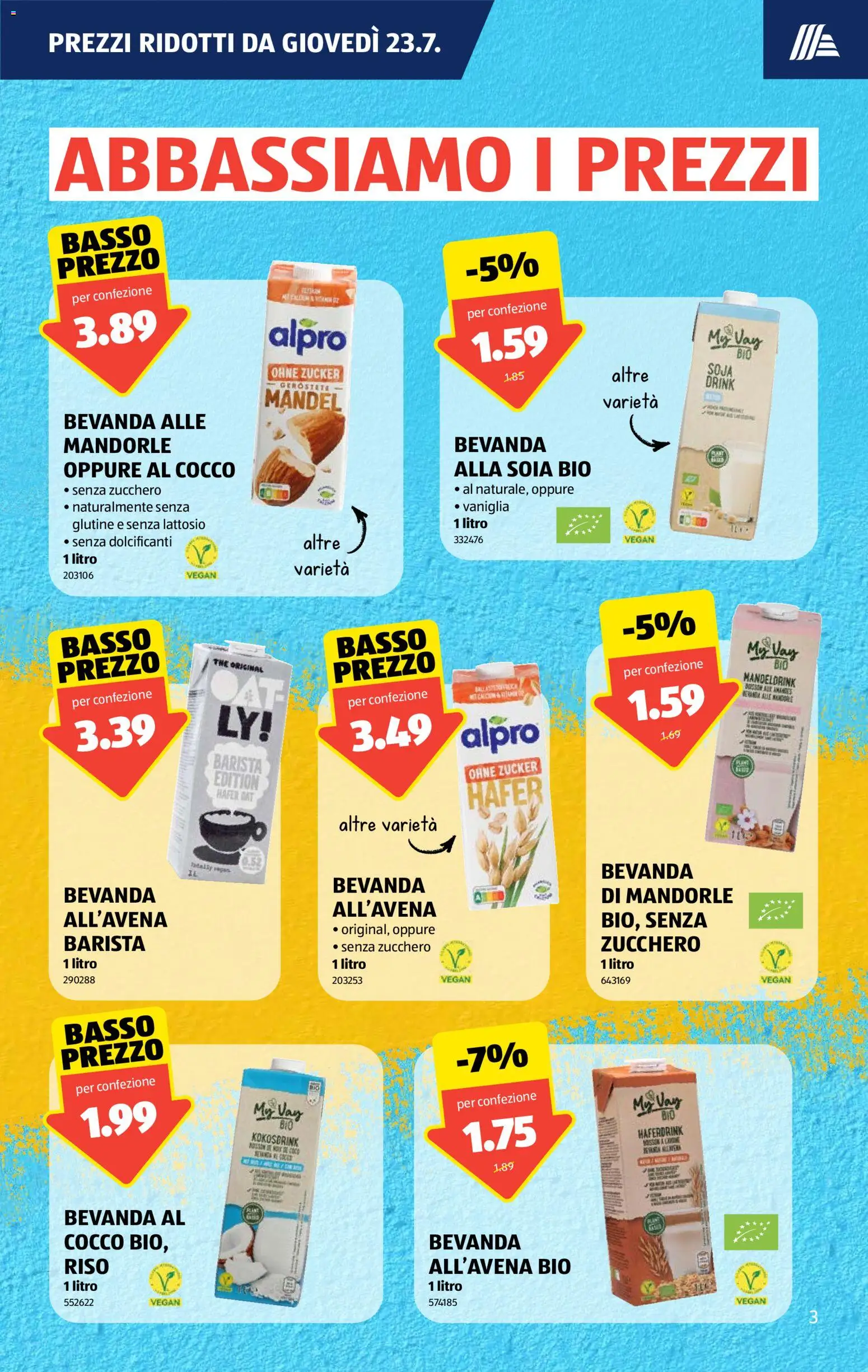 Aldi aktionen IT – gültig ab 23.07.2026 | Seite: 3 | Produkte: Zucker