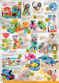 Náhled letáku Dráčik leták od 16.04.2026 | Strana: 4 | Produkty: Fisher price, Mašinka, Hračky, Karty