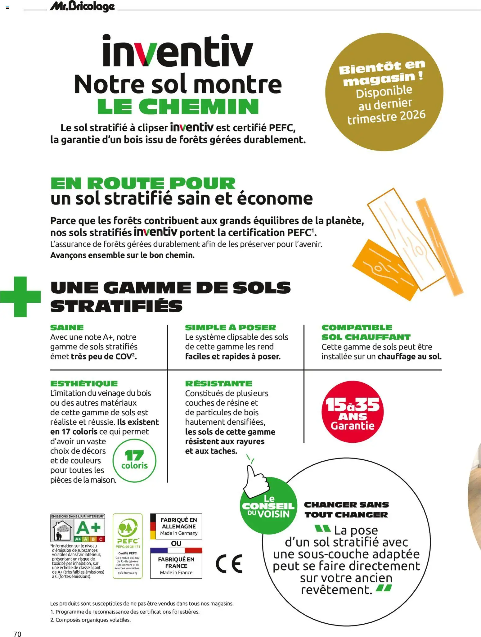{H1} | Page: 70 | Produits: Montre, Couches, Sol stratifié