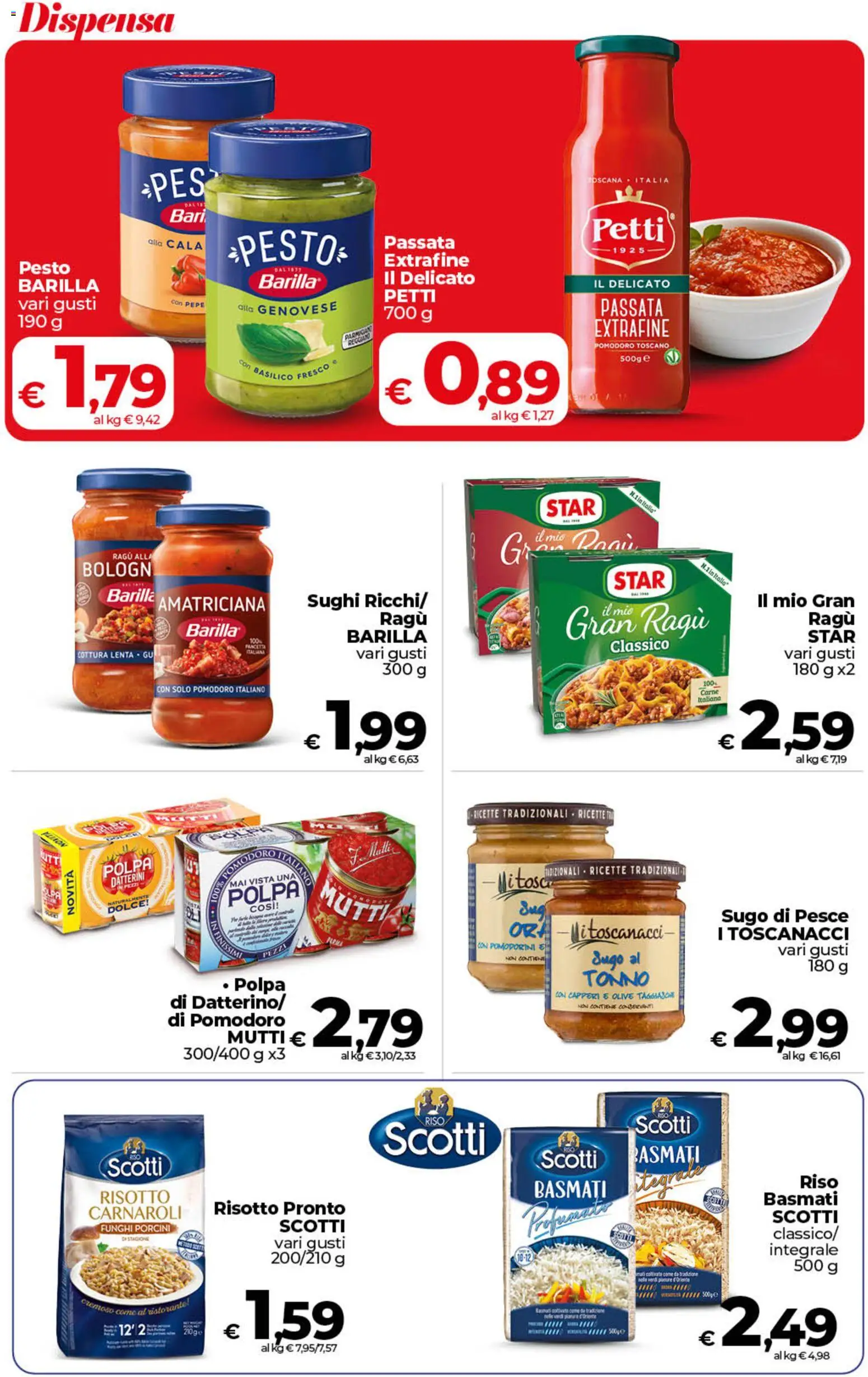 Volantino COOP del 07.04.2026 | Pagina: 27 | Prodotti: Pomodorini, Riso, Funghi, Sugo