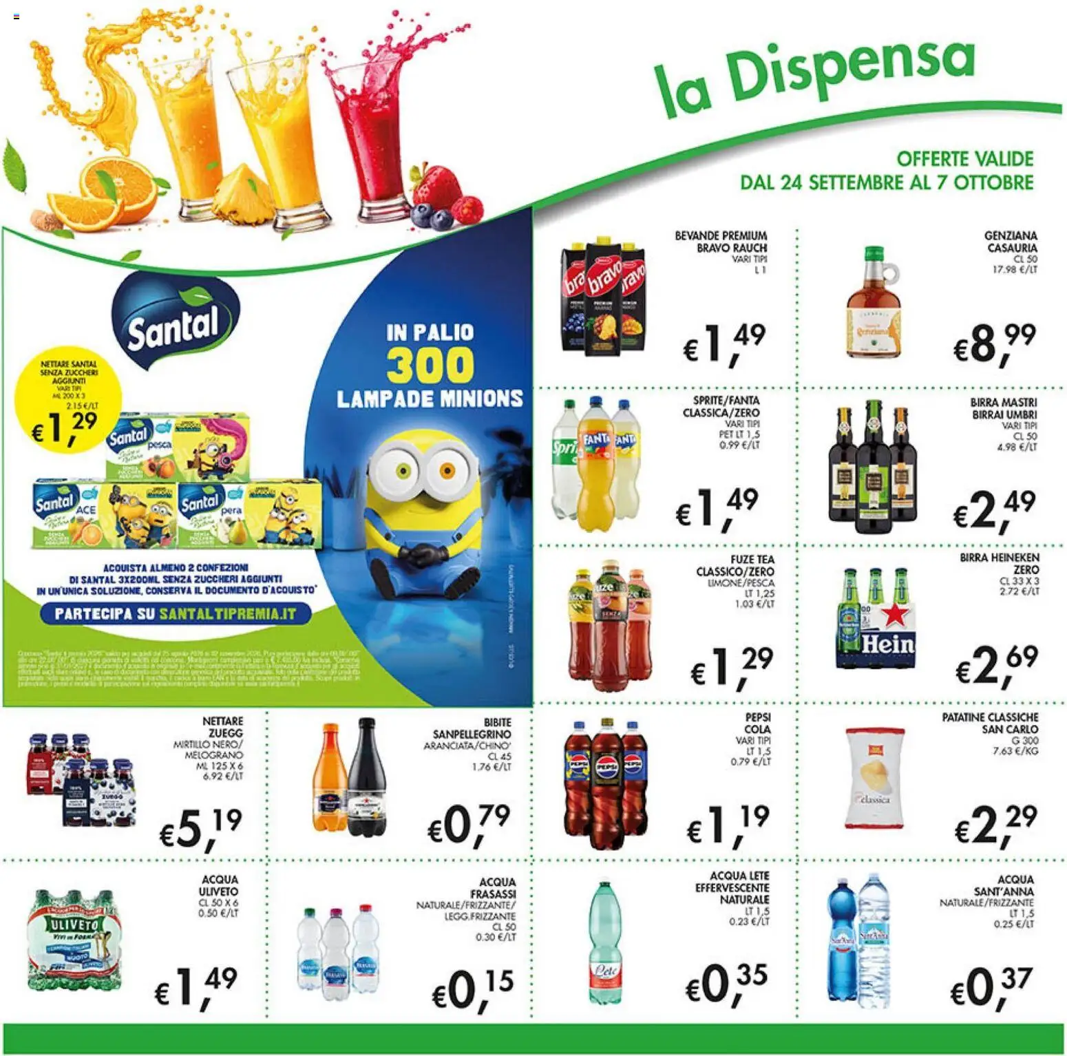 Volantino Coal del 24/09/2026 | Pagina: 18 | Prodotti: Bevande, Pera, Bibite, Fanta