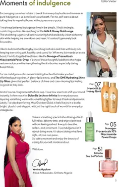 Offer preview "Oriflame - Catalogue 7/2026" | Page: 3 | Products: Sugar, Fragrance, Lip gloss, Milk