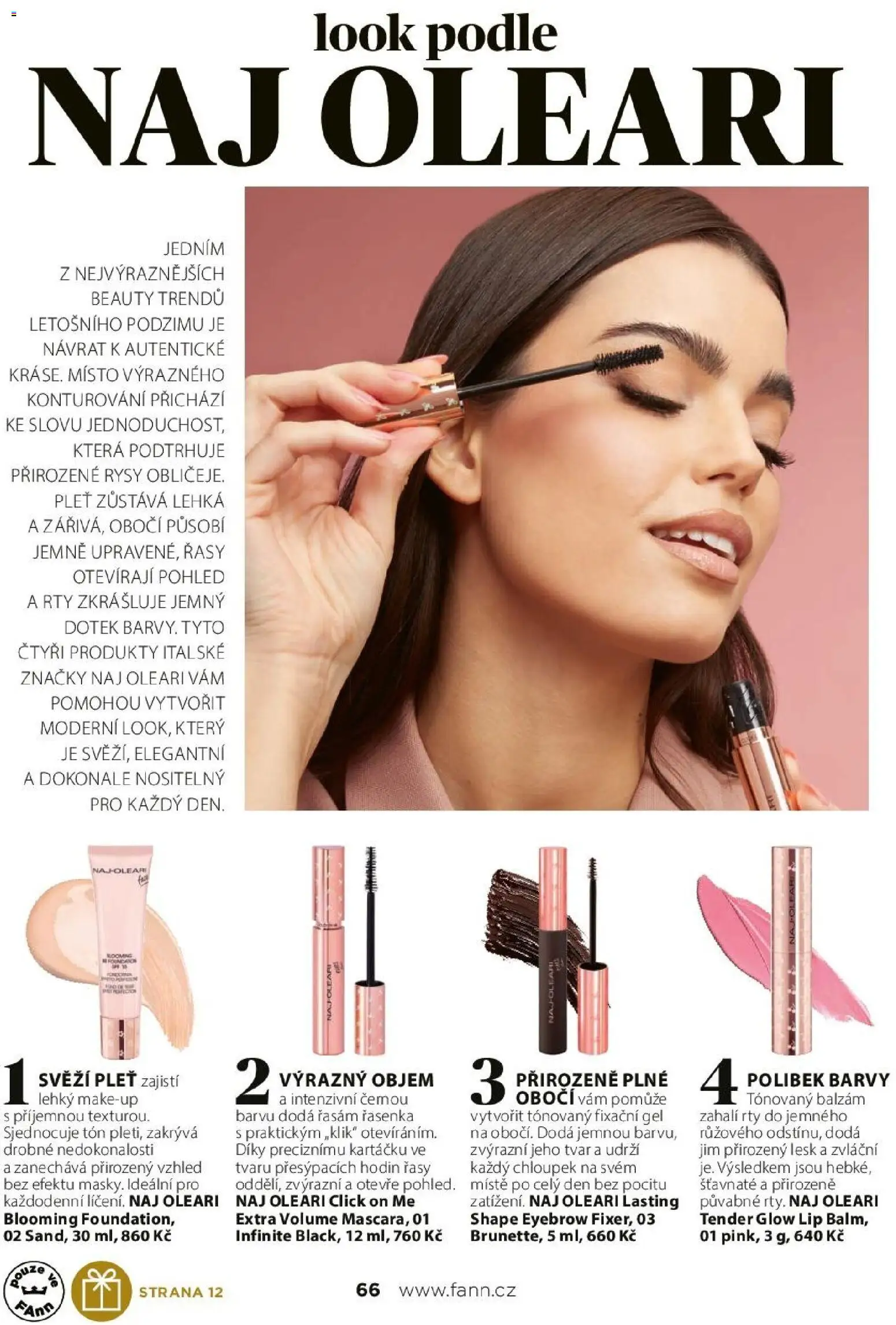 FAnn parfumerie katalog Podzim 2026 od 01.09.2026 | Strana: 66 | Produkty: Makeup, Barvy, Řasenka