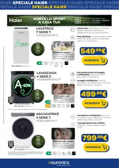 Anteprima del volantino Euronics volantino Haier valido a partire dal 16/07/2026 | Pagina: 4