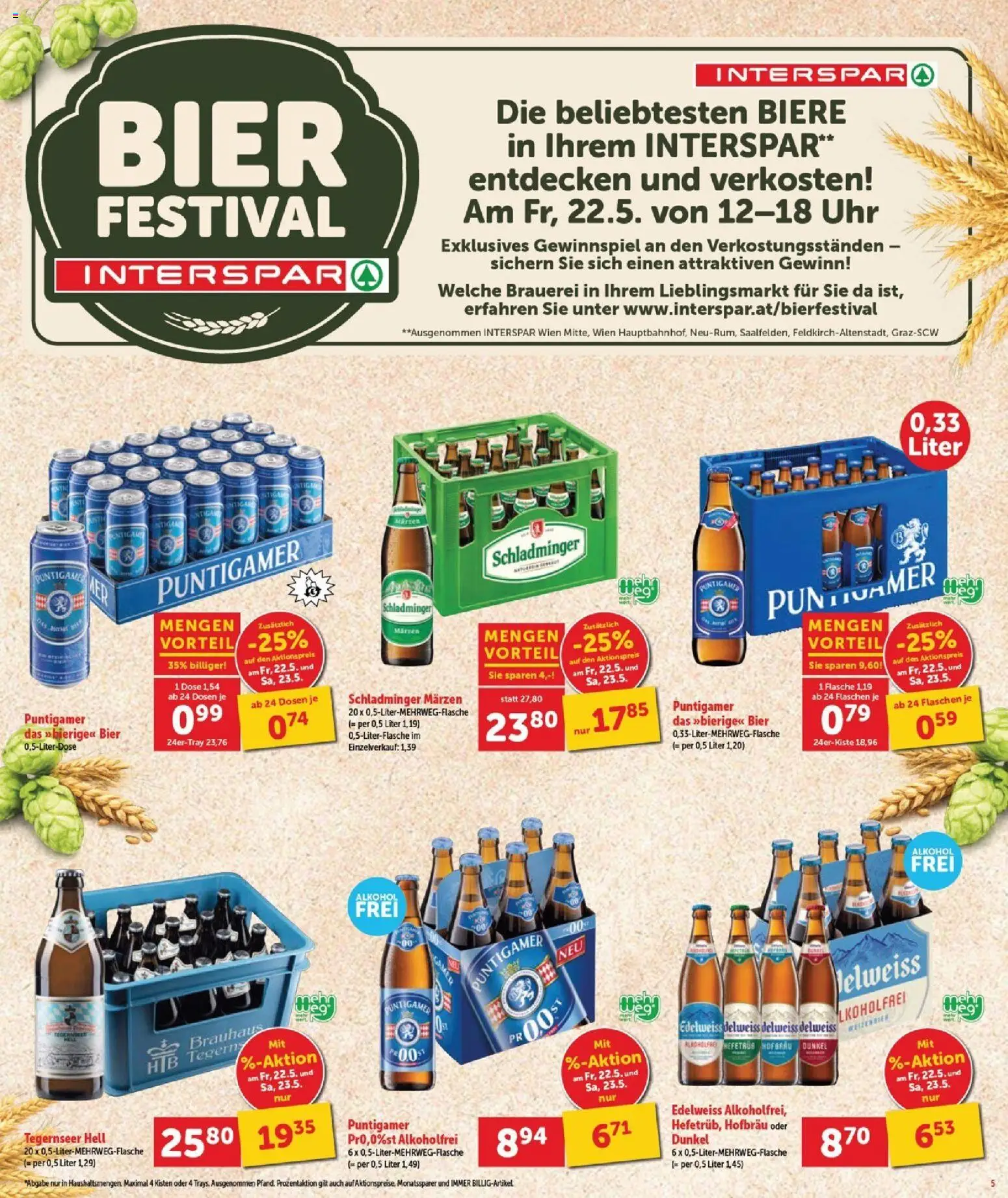 Interspar Flugblatt - Burgenland Sued gültig ab 21.05.2026 | Seite: 6 | Produkte: Uhr, Bier