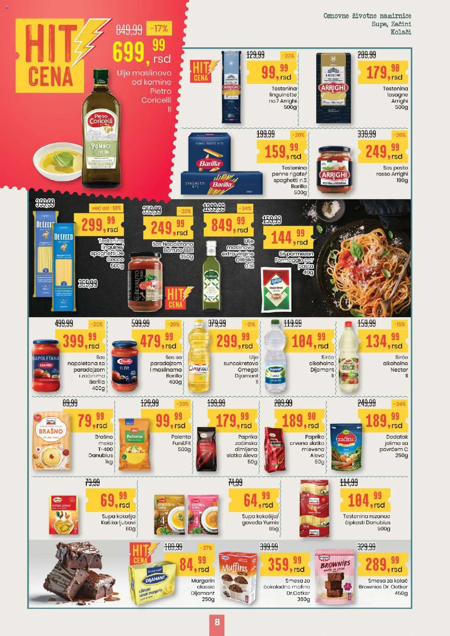 Aroma Market katalog - važi od 30.04.2026 | Strana: 8 | Proizvode: Paprika, Sos, Malina, Sir