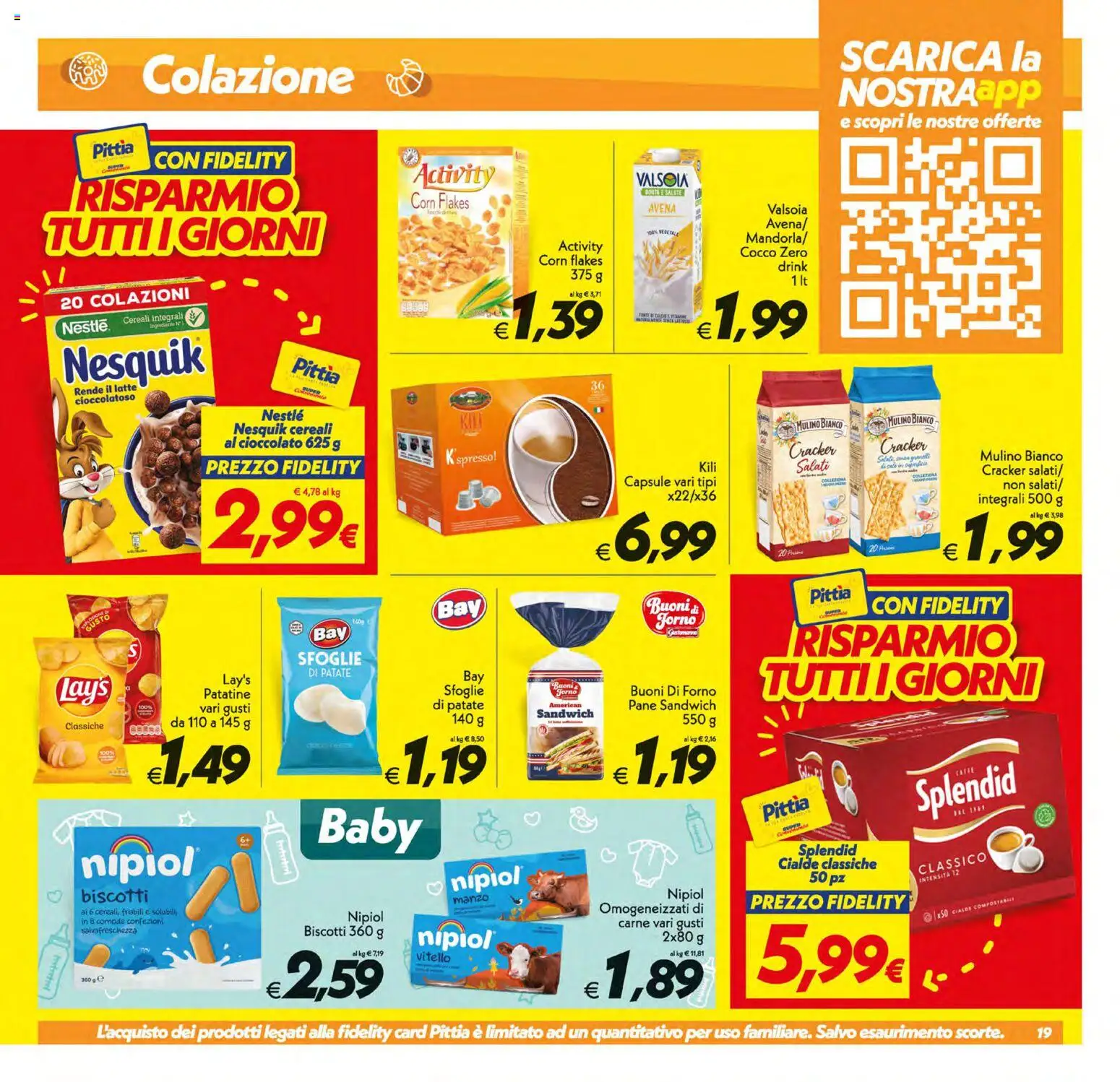 Volantino SuperConveniente del 19/06/2026 | Pagina: 19 | Prodotti: Pane, Cereali, Vitello, Forno