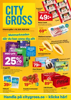 City Gross erbjudanden - Förhandsvisning av reklamblad från butik City Gross aktuell från 22/06/2026