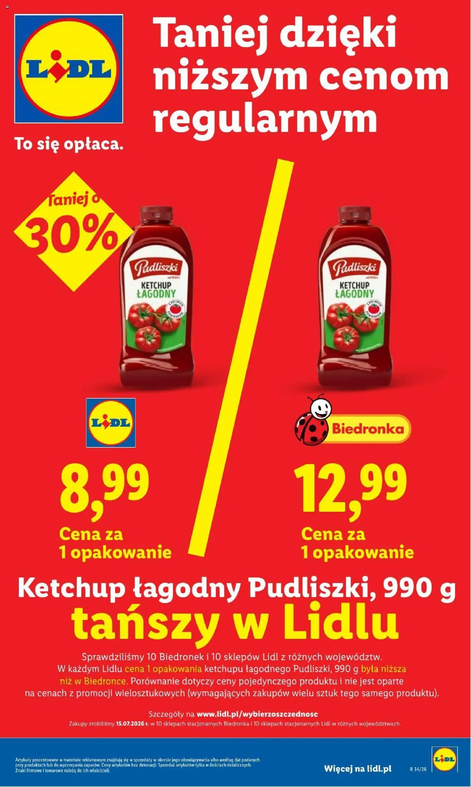 Lidl gazetka od 20.08.2026 | Strona: 5 | Produkty: Ketchup